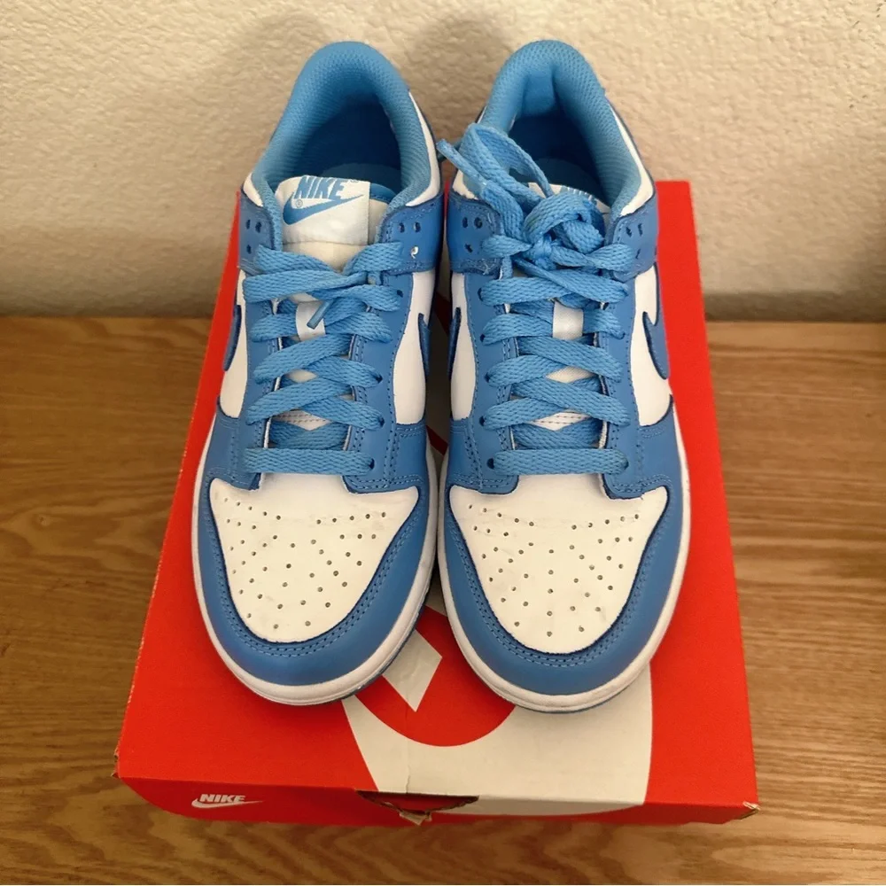 Nike UNC Carolina Blue Dunk Low Size 4